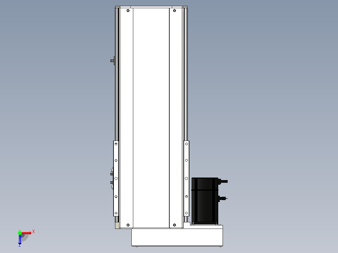 Toyo东佑达直线模组-ETH22-350-BL-750W俯视图