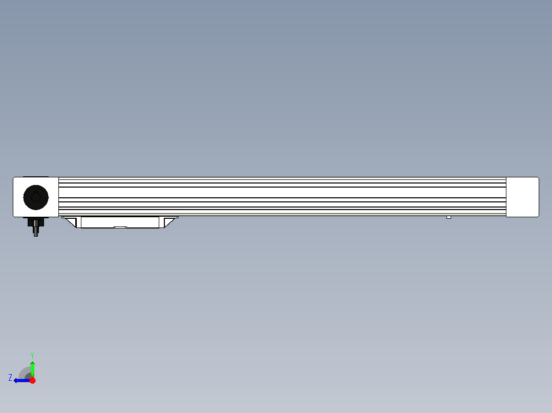 Toyo东佑达直线模组-M65M-X78-500-L-M40-C4右视图