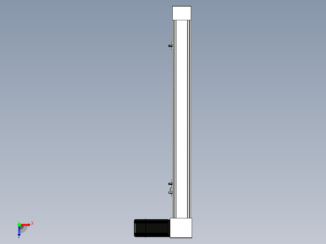 Toyo东佑达直线模组-M65M-X78-500-L-M40-C4俯视图