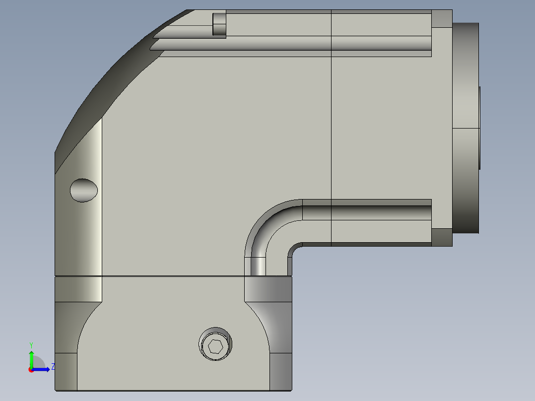 斜齿孔ZPGH090-L1 19-70-90-M6.STEP左视图