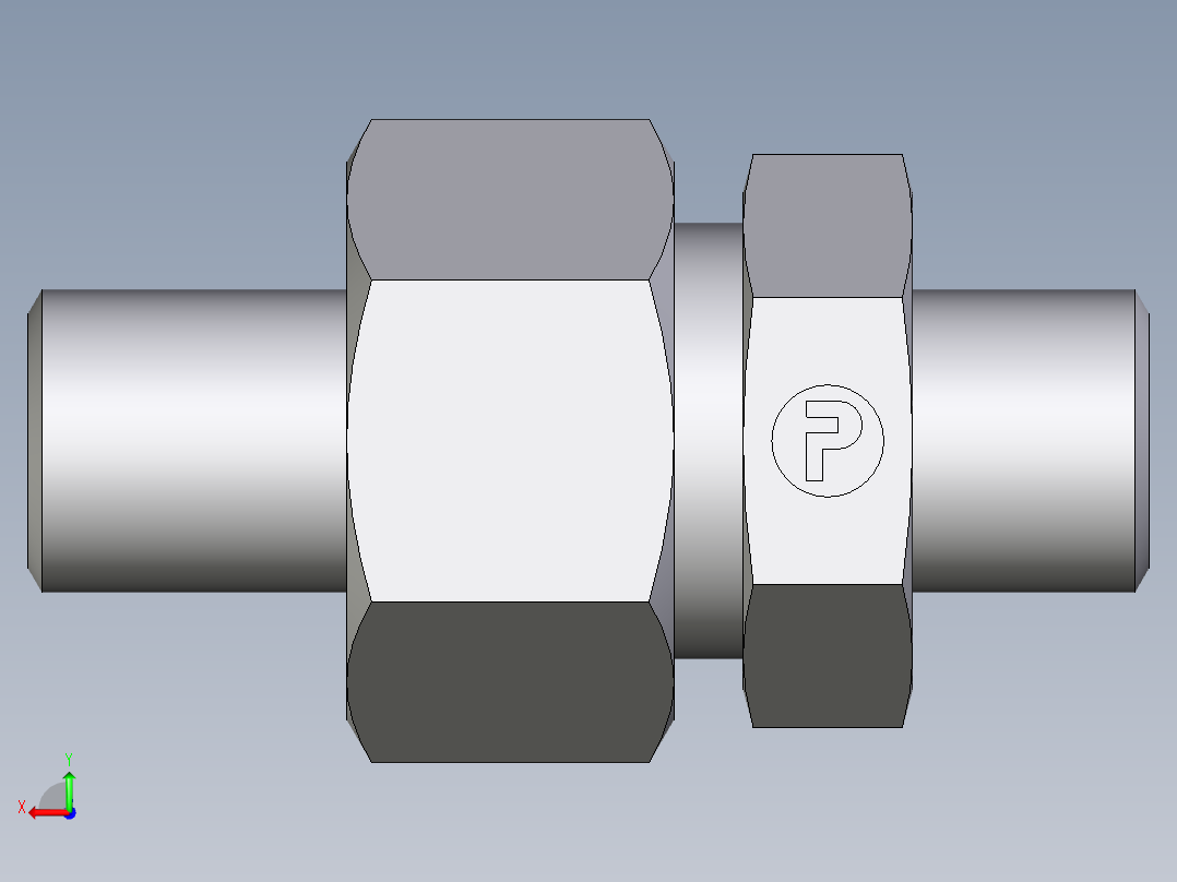 卡套式工业通用硬管接头EO_Weld_fitting_for_tubes_ASK625X3S后视图