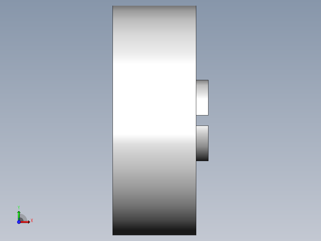 10t轮幅式负荷传感器+十字键槽前视图