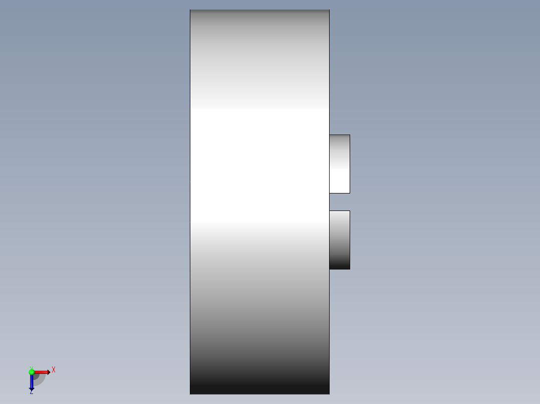 10t轮幅式负荷传感器+十字键槽俯视图