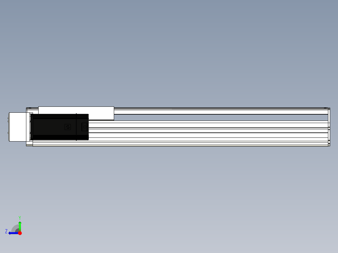 Toyo东佑达直线模组-ETH22-600-BL-750W+煞車右视图