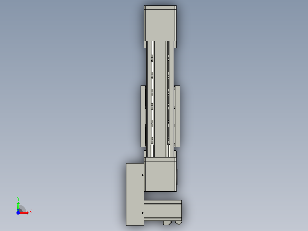 欧规系列-GB8-L96-S100-BL-P40-MS3前视图