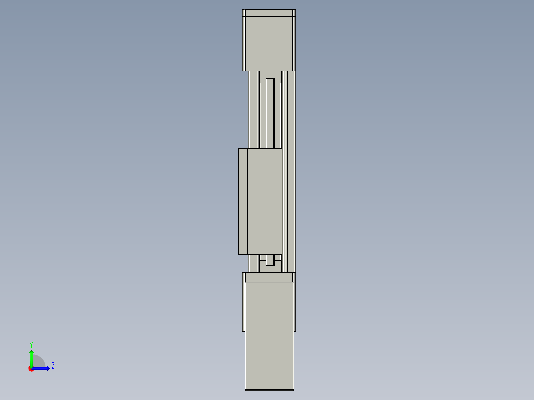 欧规系列-GB8-L96-S100-BL-P40-MS3左视图