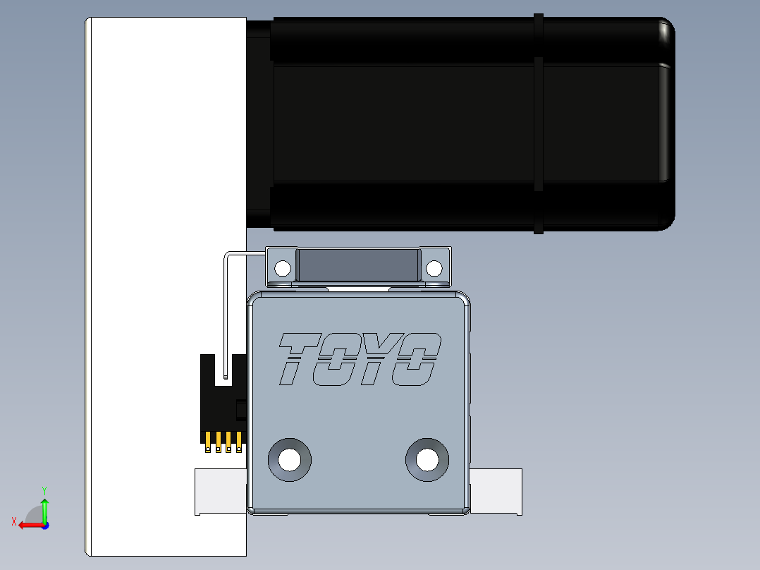 Toyo东佑达直线模组-M65-M-1500-RU-M40-C4后视图