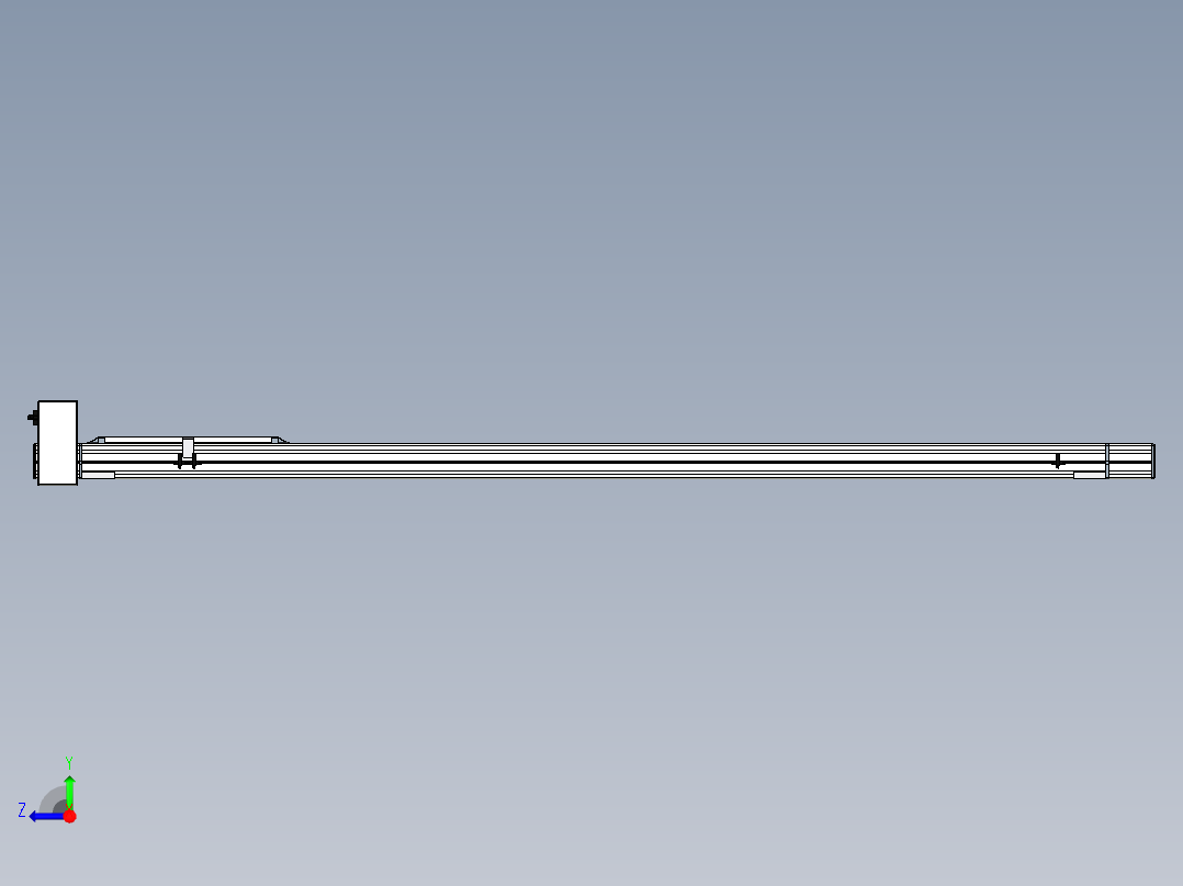 Toyo东佑达直线模组-M65-M-1500-RU-M40-C4右视图
