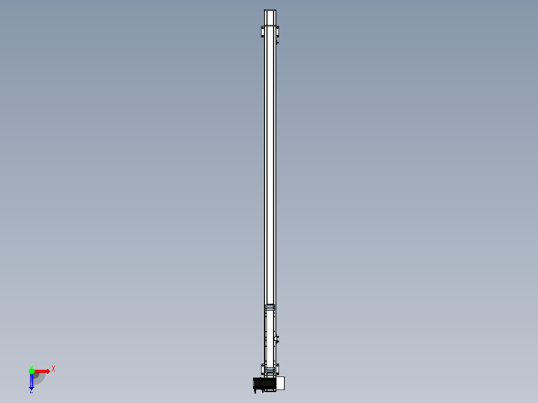 Toyo东佑达直线模组-M65-M-1500-RU-M40-C4俯视图