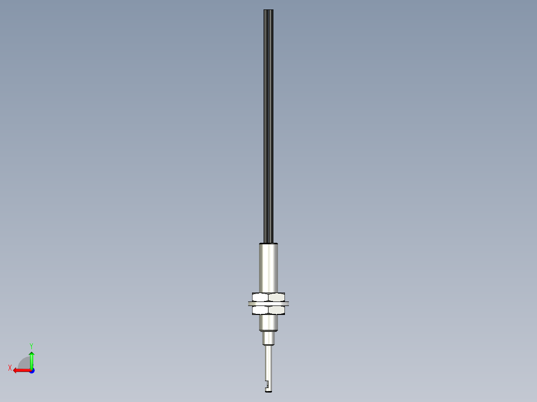 侧视光纤_漫反射型FR-F410-I后视图