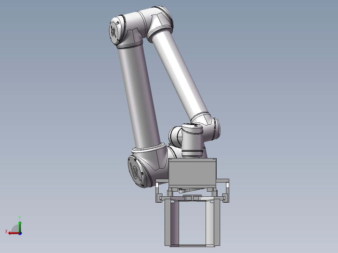 半导体花篮夹具(配机械手)sw16后视图