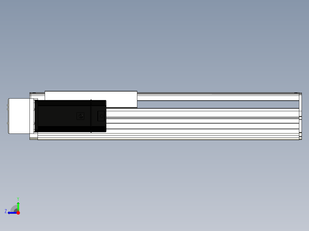 Toyo东佑达直线模组-ETH22-350-BL-750W+煞車右视图