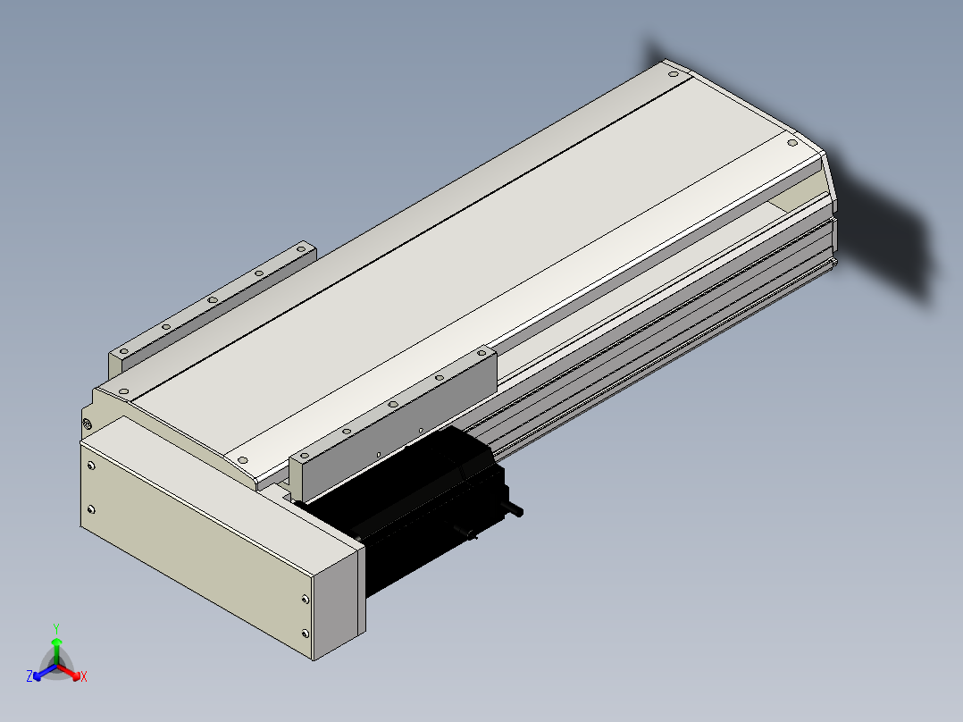 Toyo东佑达直线模组-ETH22-350-BL-750W+煞車正等轴测图