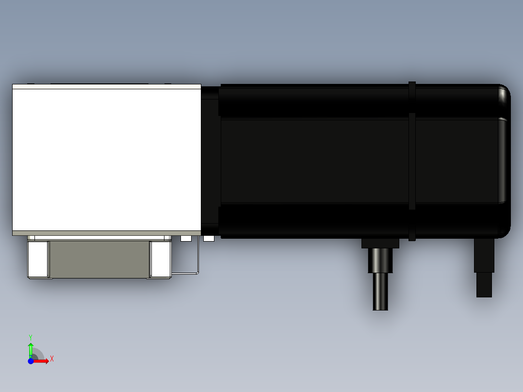 Toyo东佑达直线模组-M65M-X78-500-R-M40-C4前视图