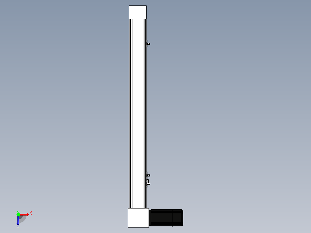 Toyo东佑达直线模组-M65M-X78-500-R-M40-C4俯视图