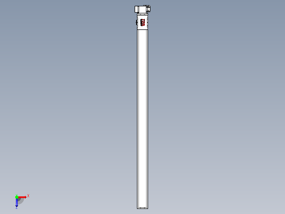 同步带全封闭直线模组TPA-HCB-110D-90-L1800-RP-C-P40-N3俯视图