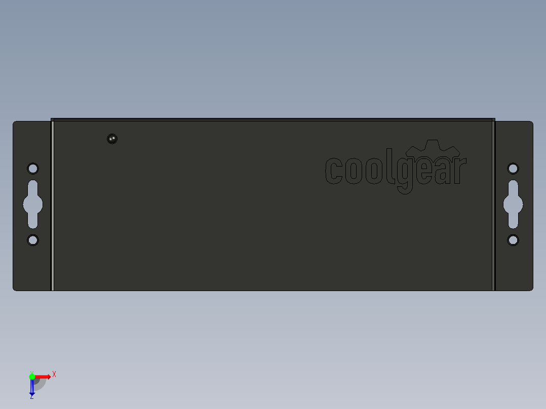 金属端口usb2.0集线器俯视图