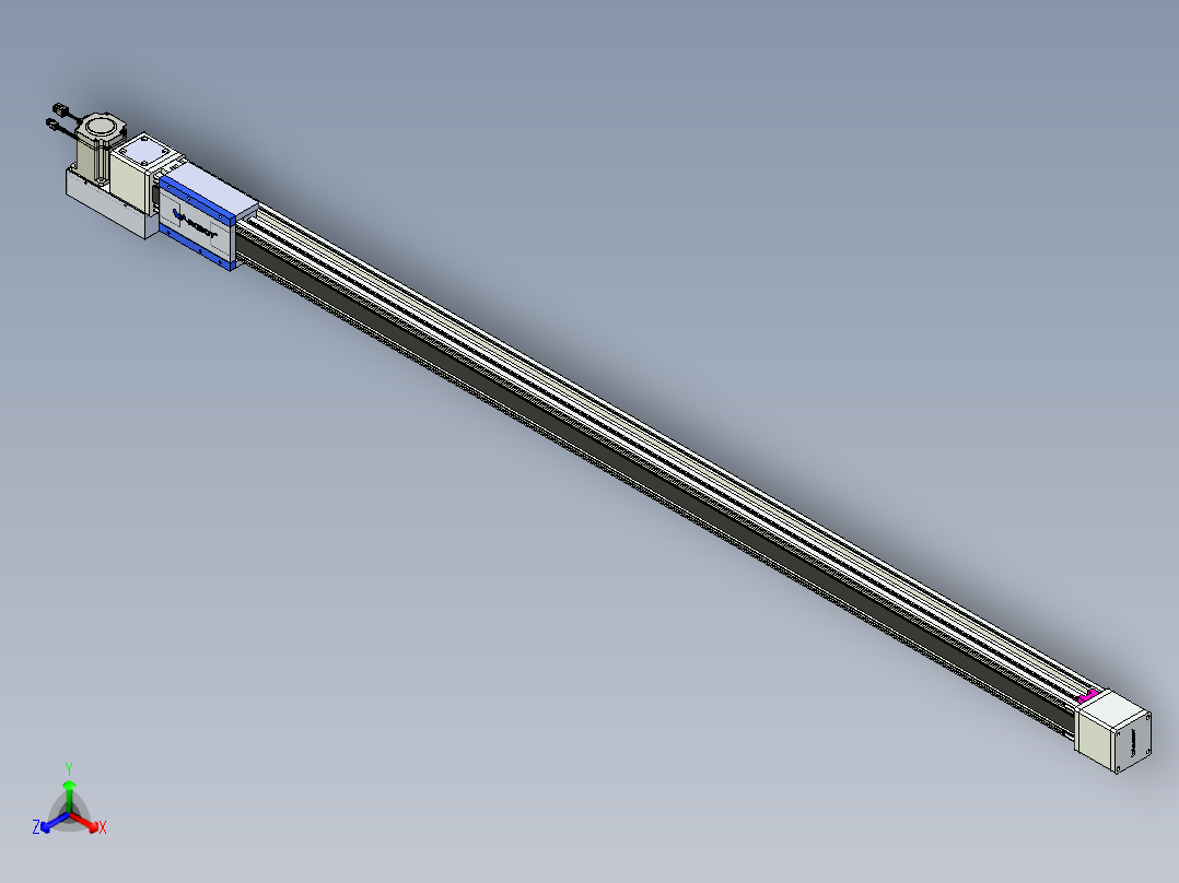 威洛博LB.GB同步带传动--欧规系列GB8-L96-S2100-BL-P75主视图