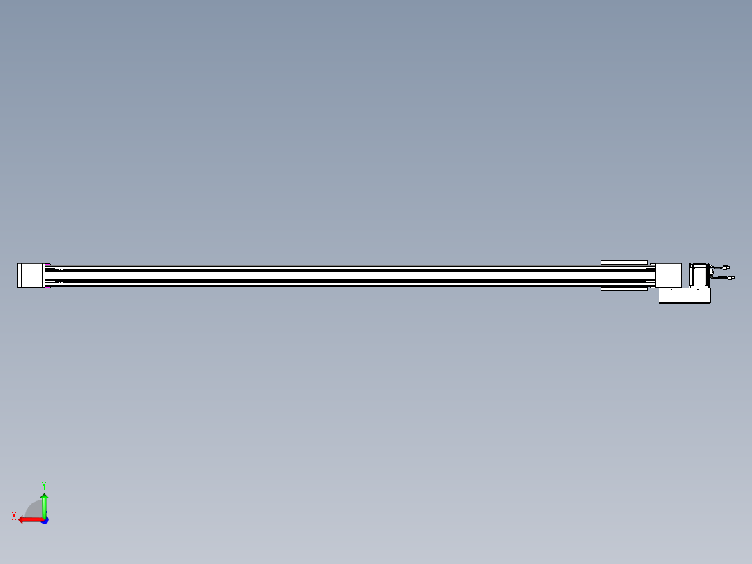 威洛博LB.GB同步带传动--欧规系列GB8-L96-S2100-BL-P75后视图