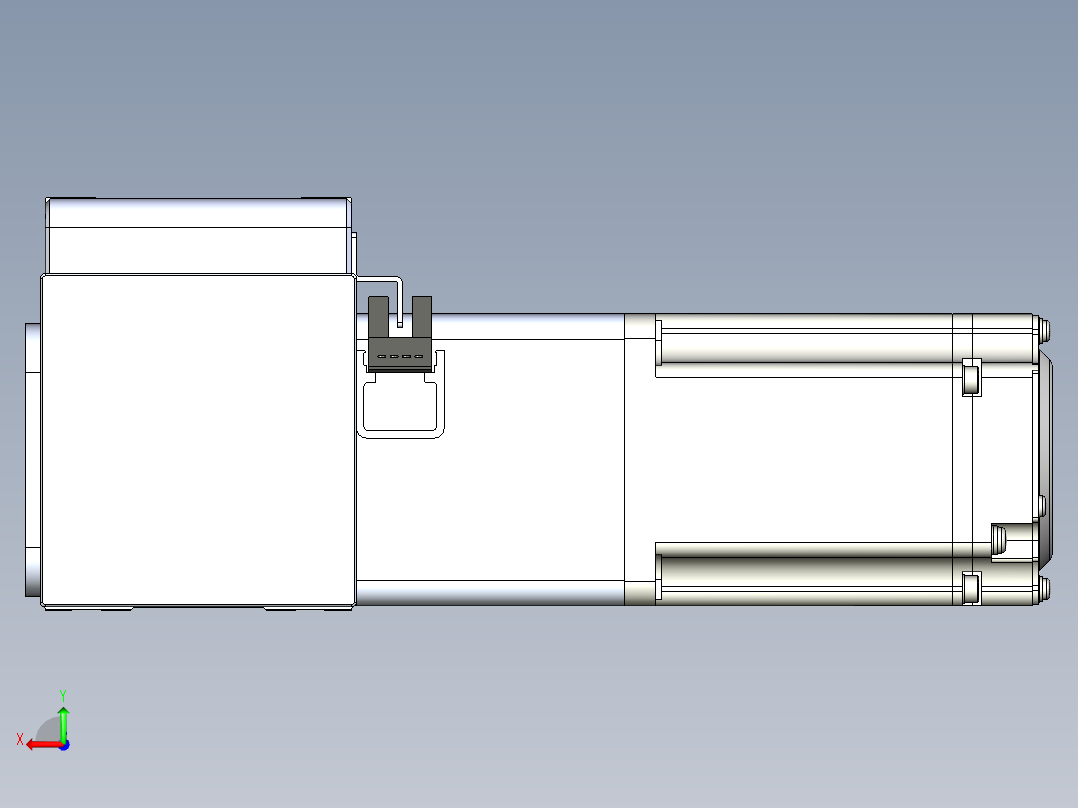 威洛博LB.GB同步带传动--欧规系列LB6A-L130-S300-BR后视图