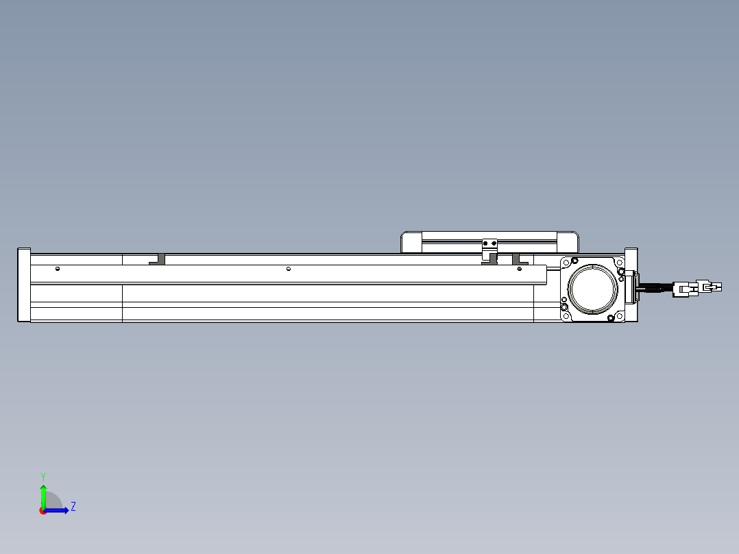威洛博LB.GB同步带传动--欧规系列LB6A-L130-S300-BR左视图