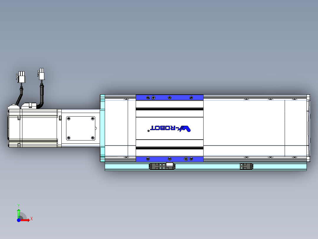 VF丝杆传动-一般环境VF14-Lxx-C-S150-BC-ZP75-C3前视图