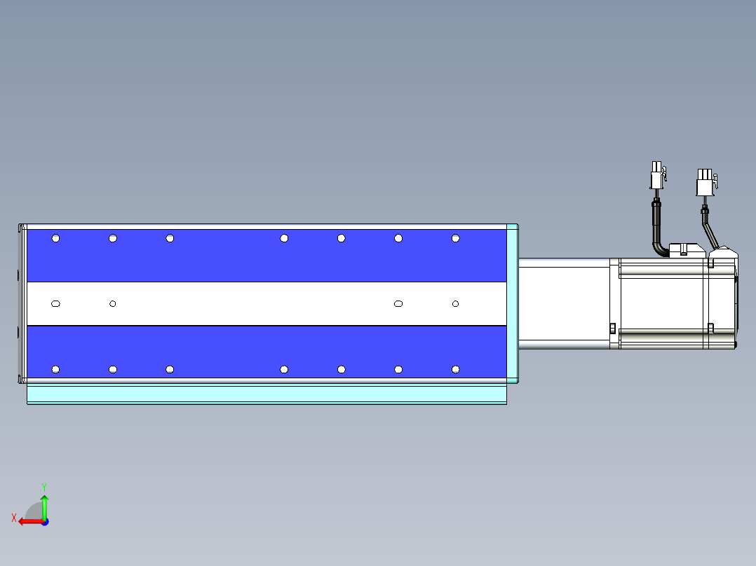 VF丝杆传动-一般环境VF14-Lxx-C-S150-BC-ZP75-C3后视图