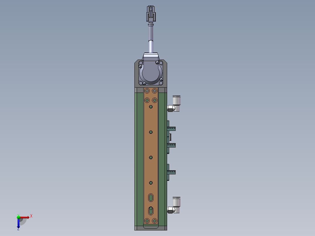 MCB同步带全封闭MCB5-BM-P100W 俯视图