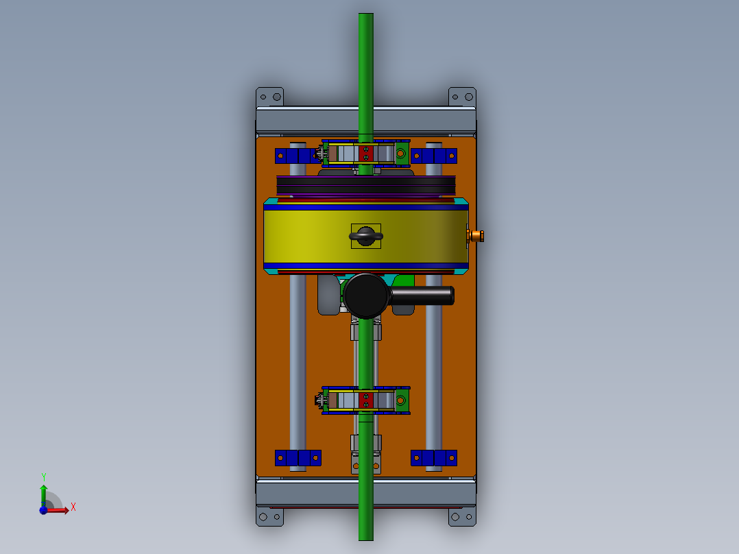 B11-弯管攻牙机前视图