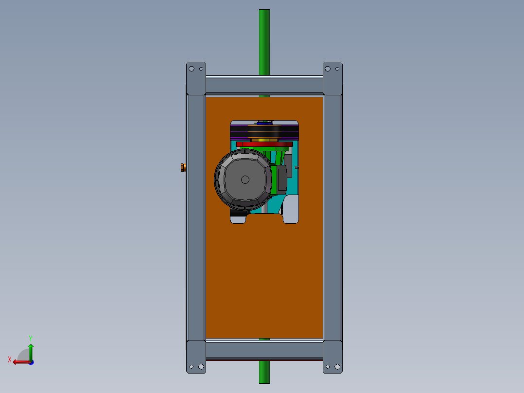 B11-弯管攻牙机后视图