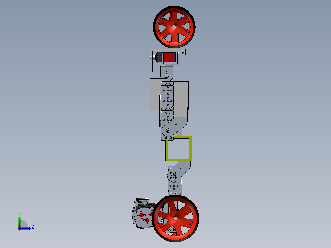 变形金刚（二维+三维+设计+程序+原理图）左视图
