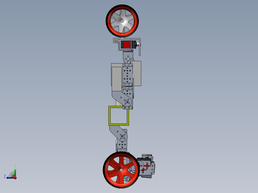 变形金刚（二维+三维+设计+程序+原理图）右视图