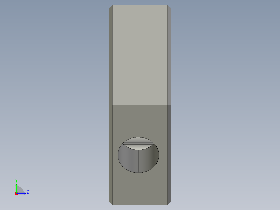 HCK旋钮扳手--igs左视图