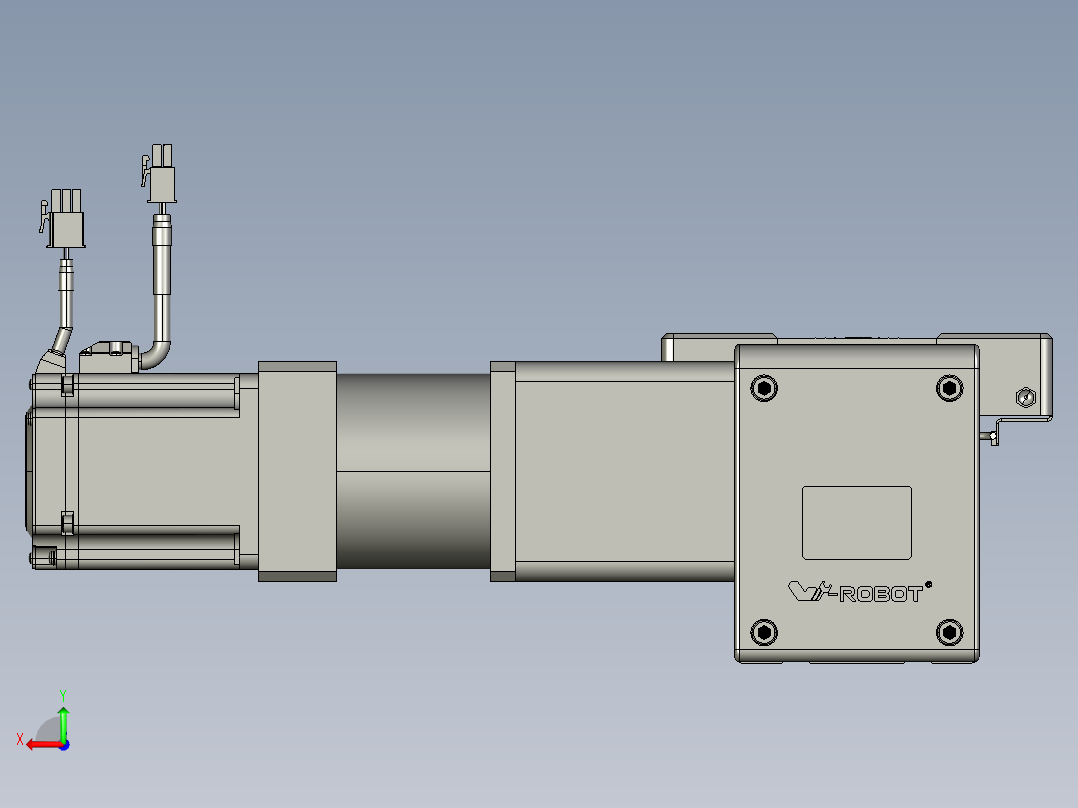 威洛博直线电机模组EB10-L224-S1300-R-ZP75-MS3-5K后视图