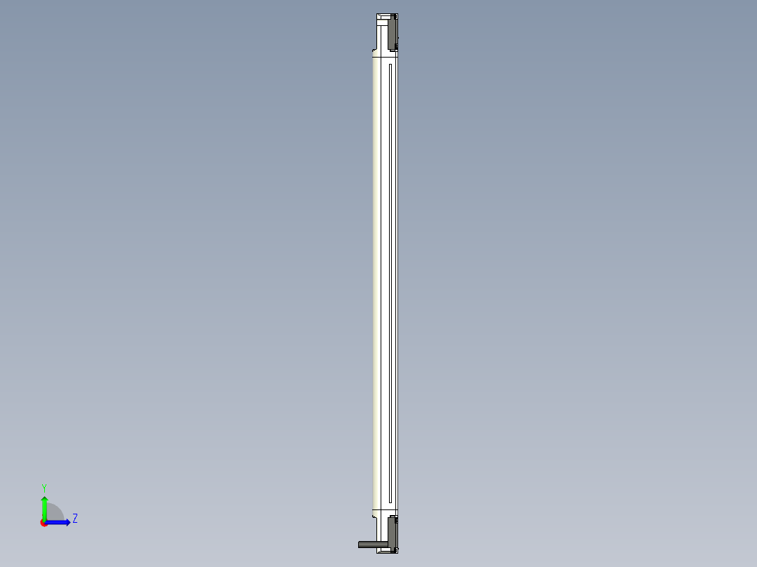 基恩士SL-V14L_R_kc图纸模型左视图