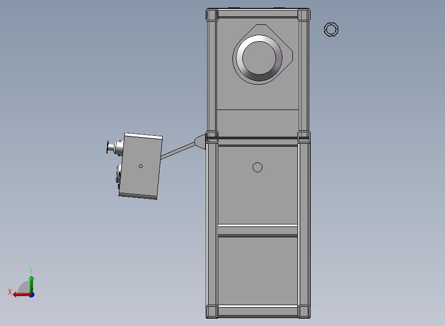 B21-压力机后视图