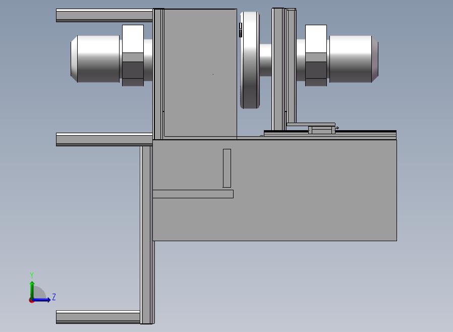 B21-压力机左视图