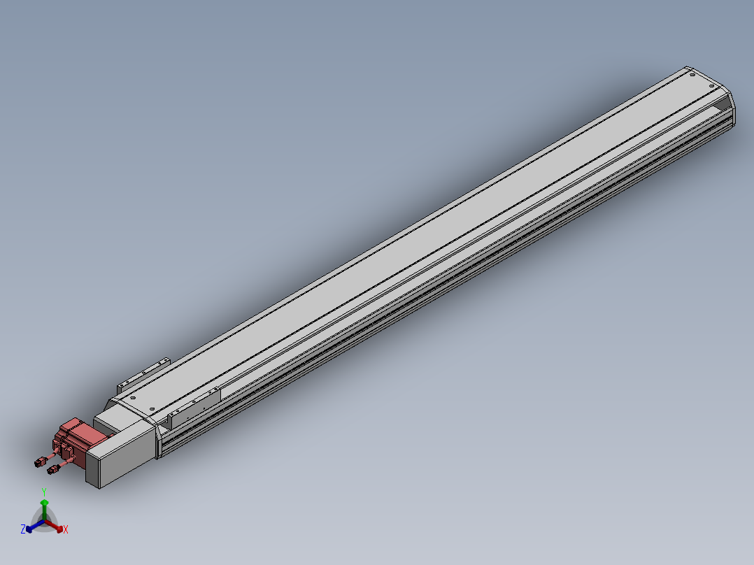 精密模组MT170-L125-1500-R-M75-C4正等轴测图