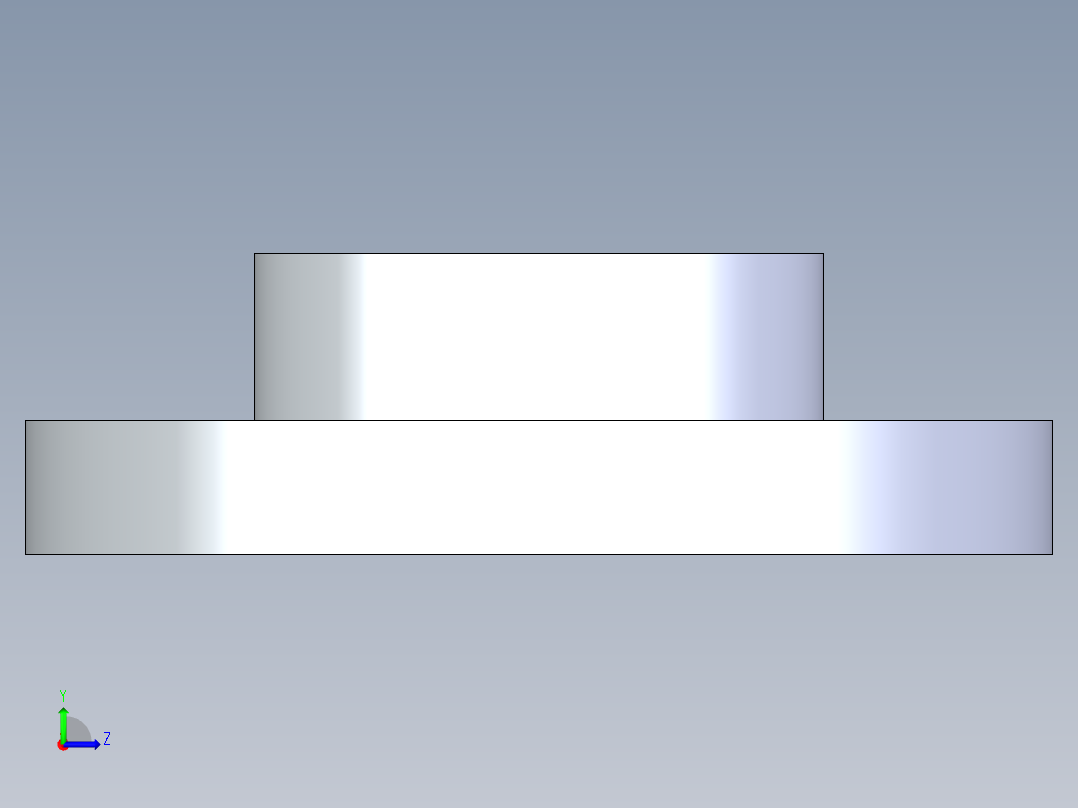 聚氯乙烯配件23-Sch80_Flange One-Piece_SOC_851-030_3in左视图