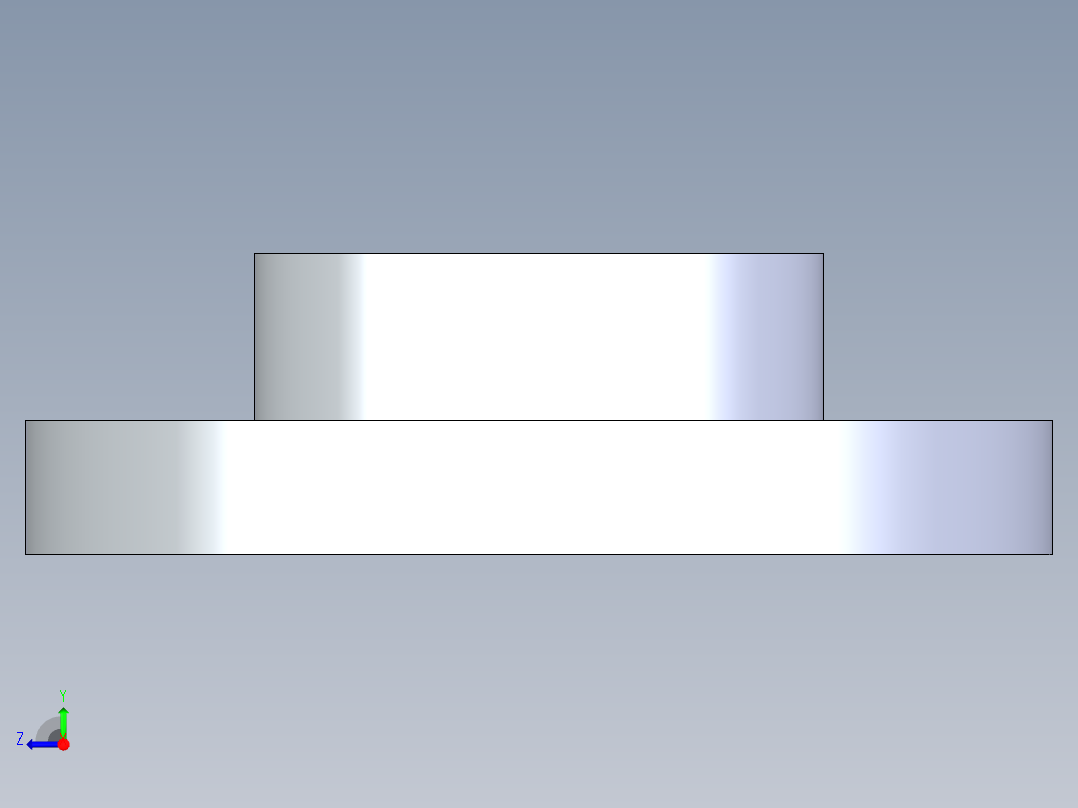 聚氯乙烯配件23-Sch80_Flange One-Piece_SOC_851-030_3in右视图