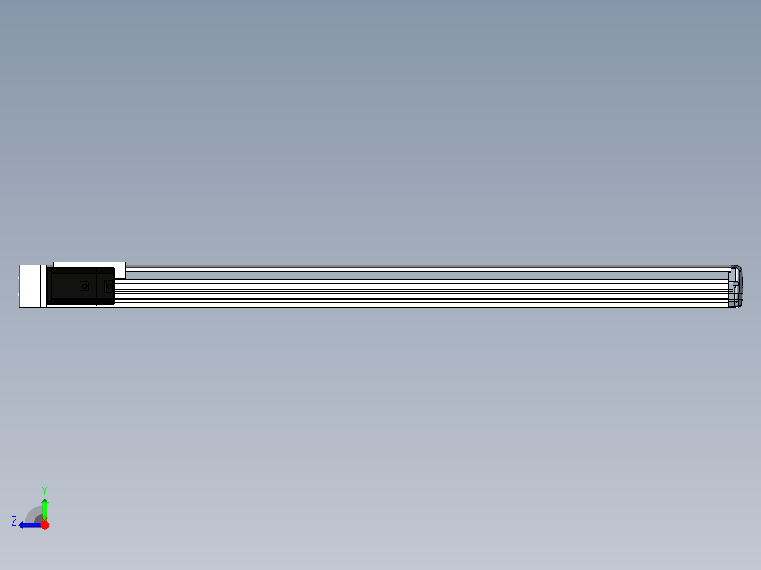 Toyo东佑达直线模组-ETH17-1250-BL-M75右视图