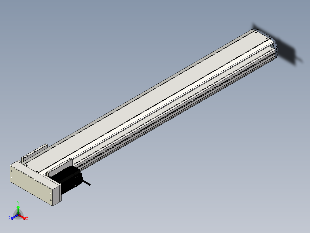Toyo东佑达直线模组-ETH17-1250-BL-M75正等轴测图