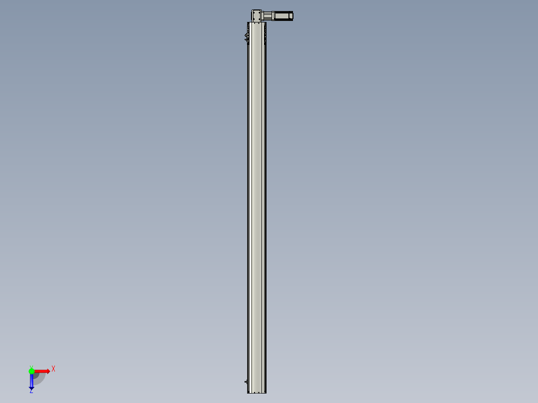 东锦同步带传动-直线滑台模组DH120B-L125-S2100-BL-P400W-C3俯视图