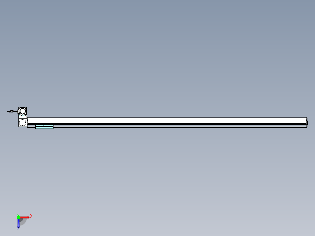 威洛博VBF同步带传动一般环境VBF14-L45-S1900-BLD-ZP40-C3俯视图