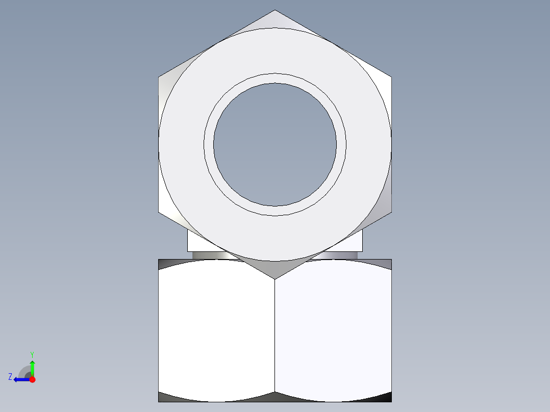 卡套式工业通用硬管接头EO_Swivel_nut_branch_tee_ET22ZL71右视图