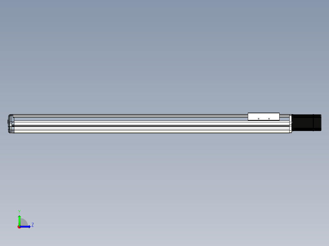 Toyo东佑达直线模组-ETH17-1100-BC-M75左视图