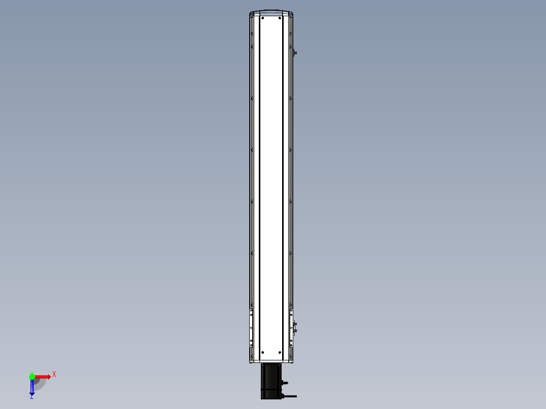 Toyo东佑达直线模组-ETH17-1100-BC-M75俯视图