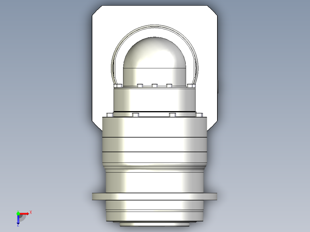 多摩川行星减速机TDR-140-L2-35KA35俯视图