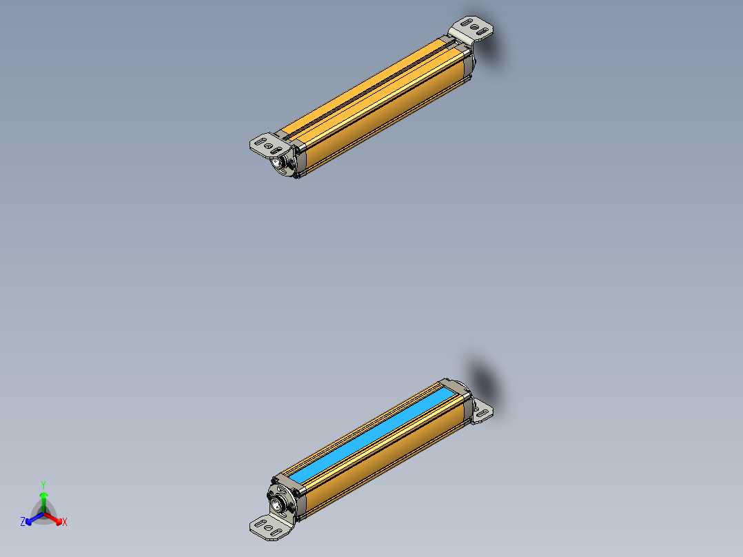 安全_区域传感器H2EL0820_30_30_3D正等轴测图