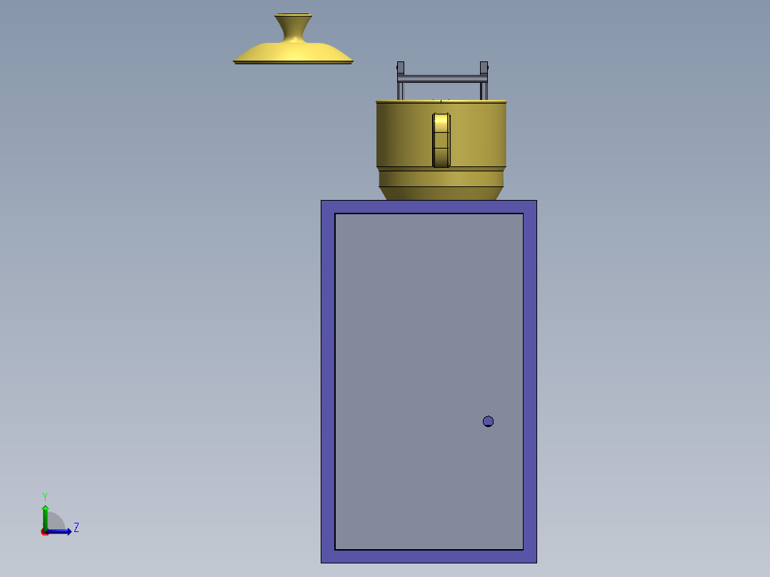 外包装袋热封真空包装机左视图